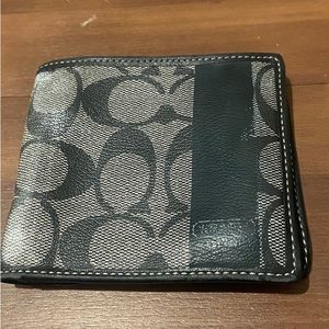 Coach wallet Bifold black grey